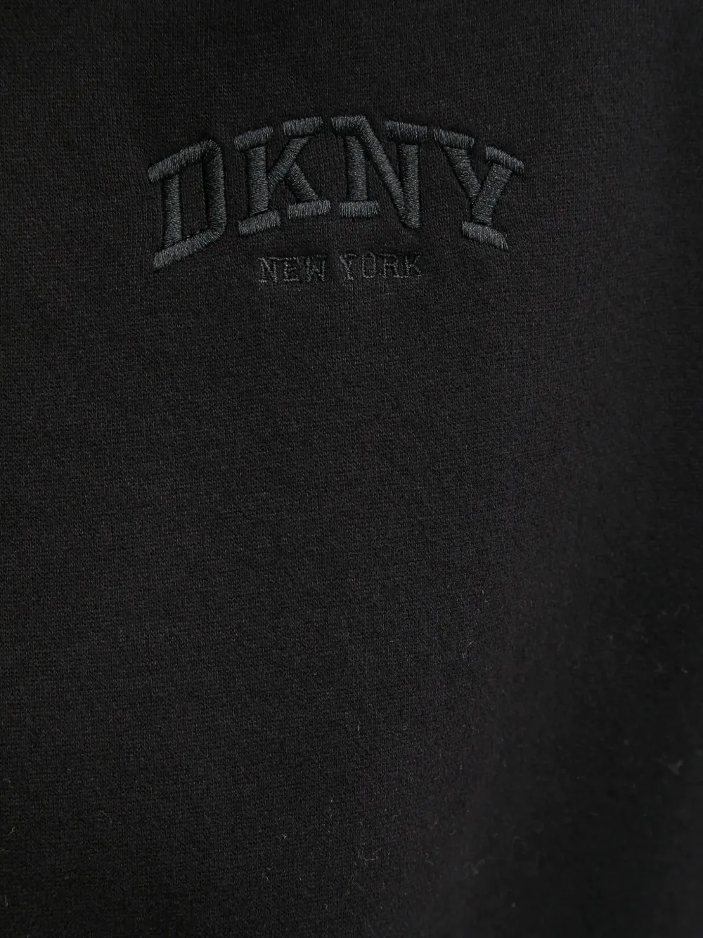 DKNY Sweater met borduurwerk Zwart