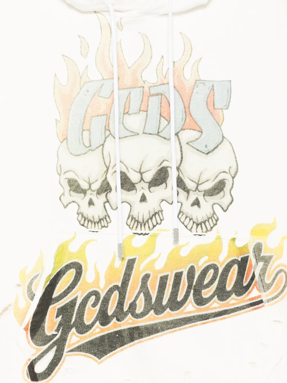  Gcds Sudadera Estampada Con Capucha - Neutro 