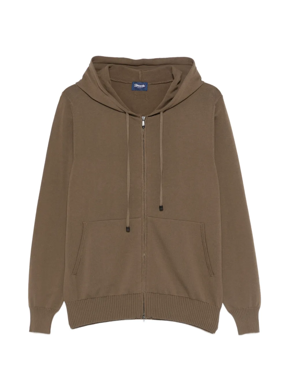 Drumohr zip hoodie - Verde