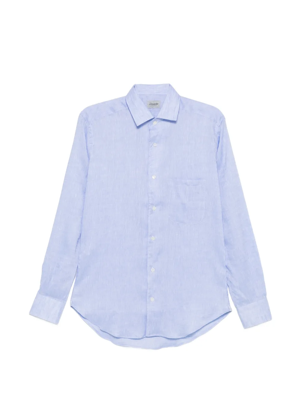 Drumohr chest pocket shirt - Blu