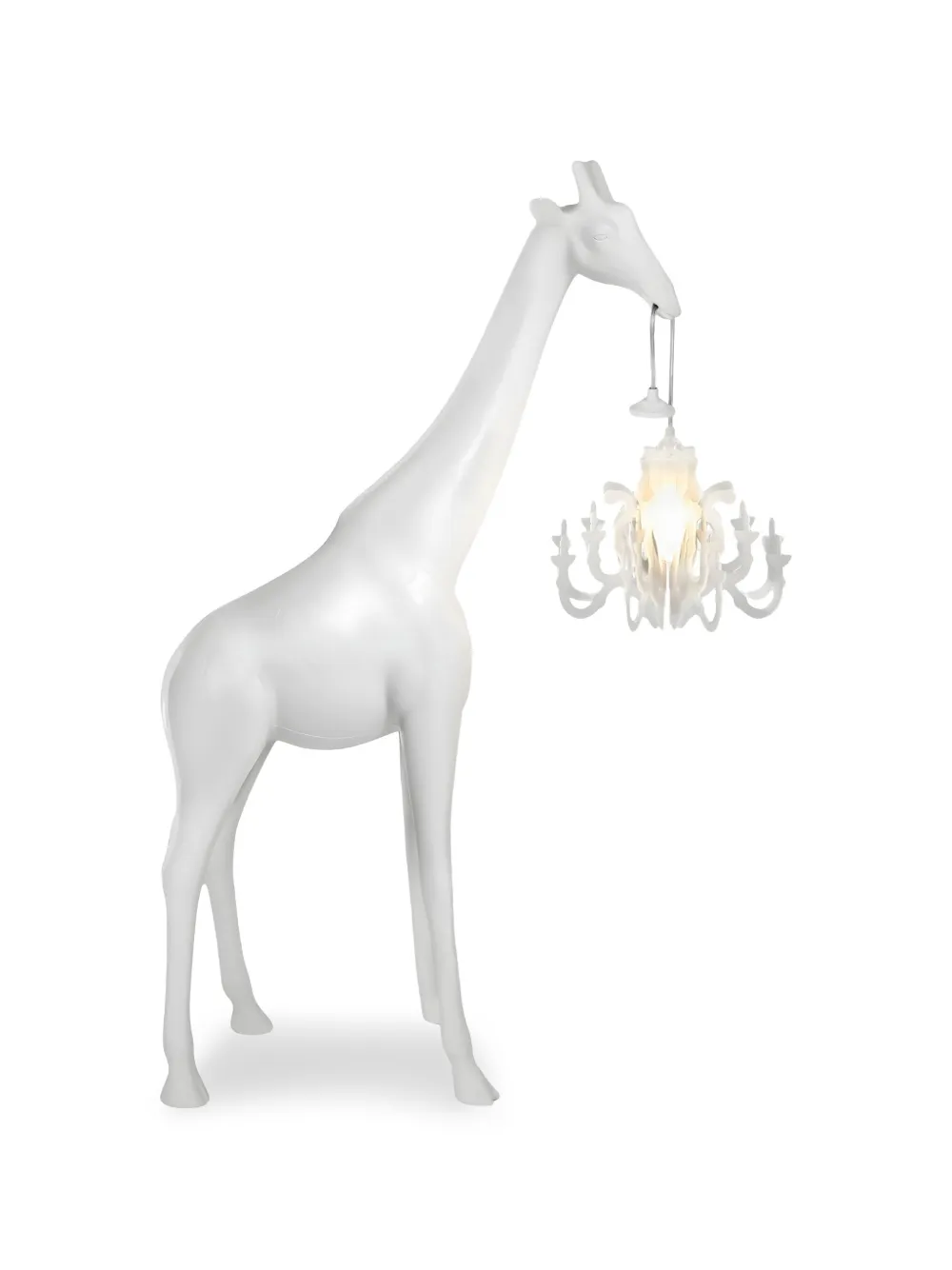 Qeeboo Giraffe in Love XS floor lamp (101cm x 31cm) - Bianco