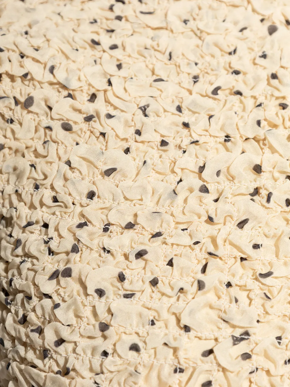 By Malene Birger Corinna maxi-jurk met stippen Beige