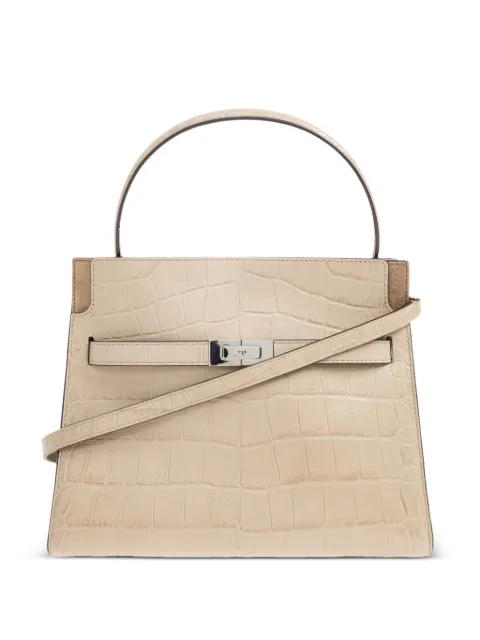 Tory Burch sac cabas à effet peau de crocodile