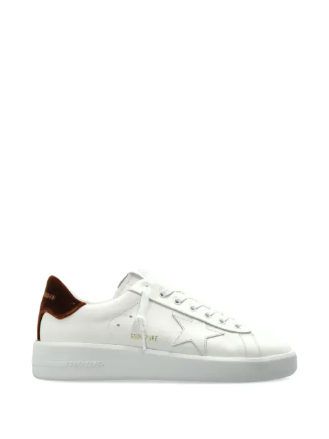 Golden Goose star appliqué leather sneakers