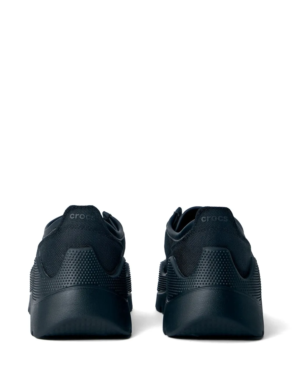 Crocs EXP Gallery chunky-sole sneakers Zwart