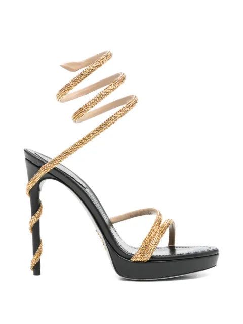 René Caovilla Margot spiral embellished sandals