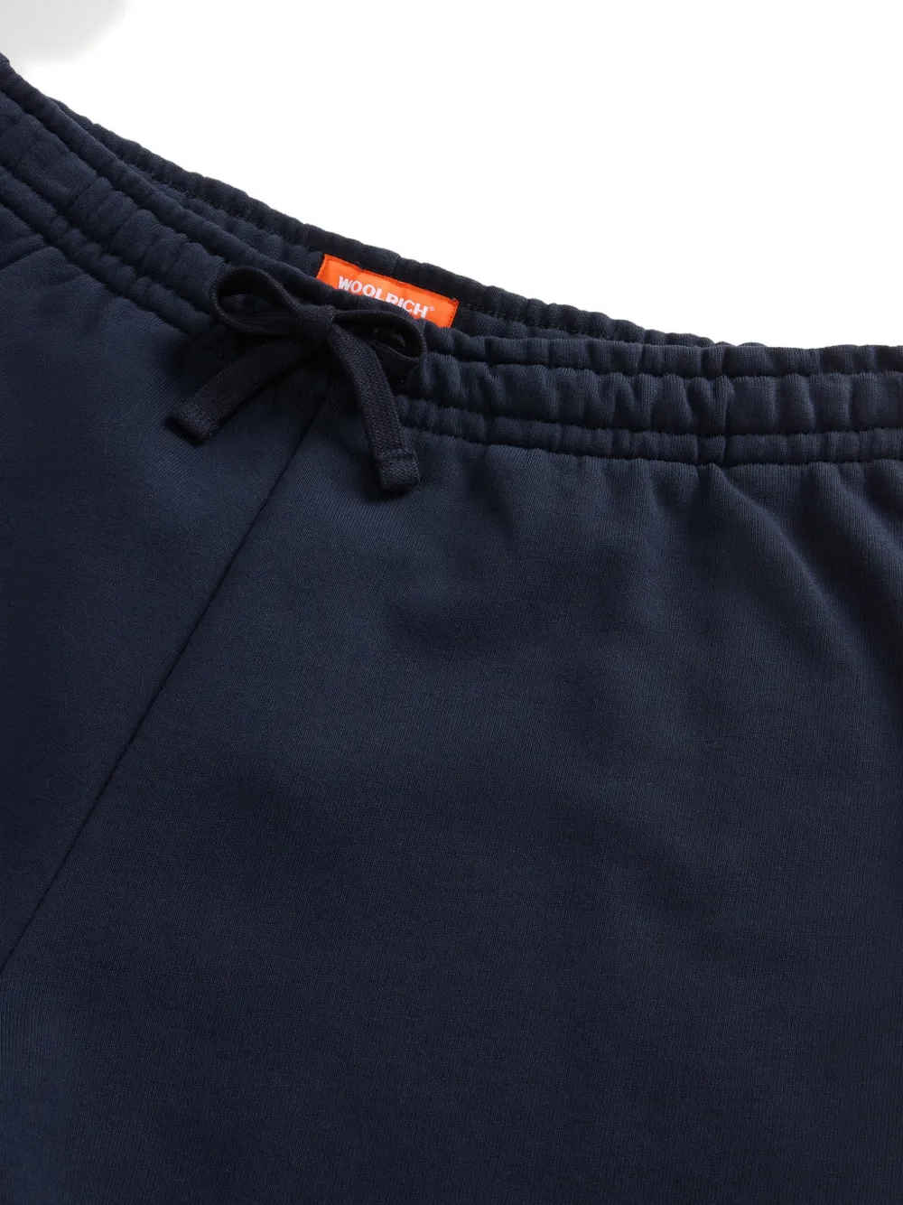  Woolrich Basketball Drawstring Patch-pocket Cotton Shorts - Blue 