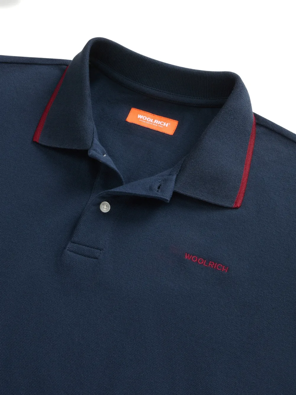  Woolrich Polo De Canalé - Azul 