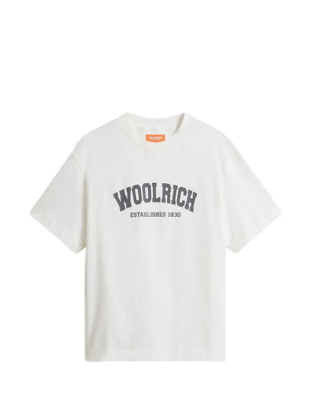 Woolrich logo-print T-shirt - Bianco