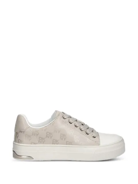 DKNY logo print sneakers