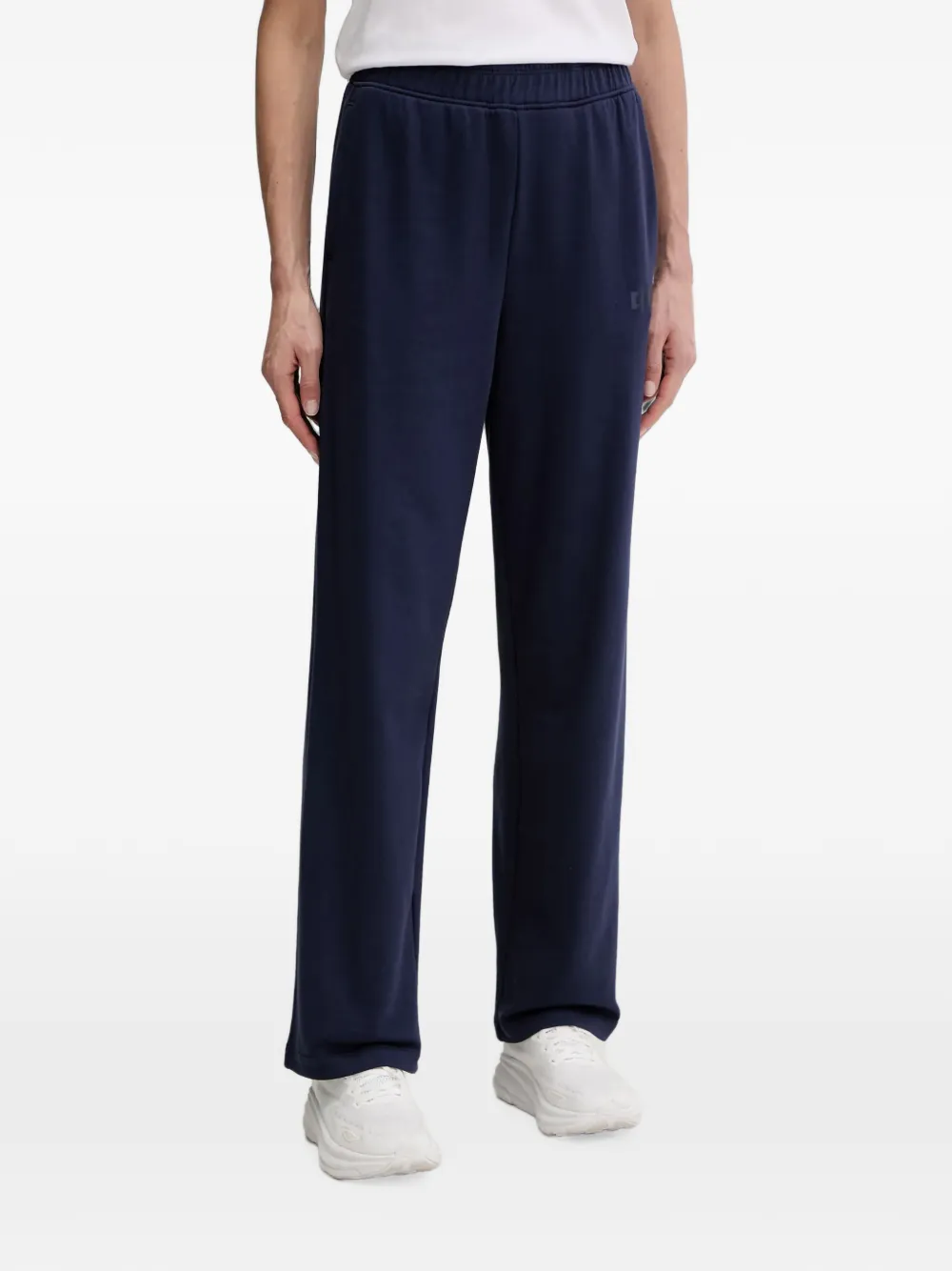 DKNY logo track pants - Blu