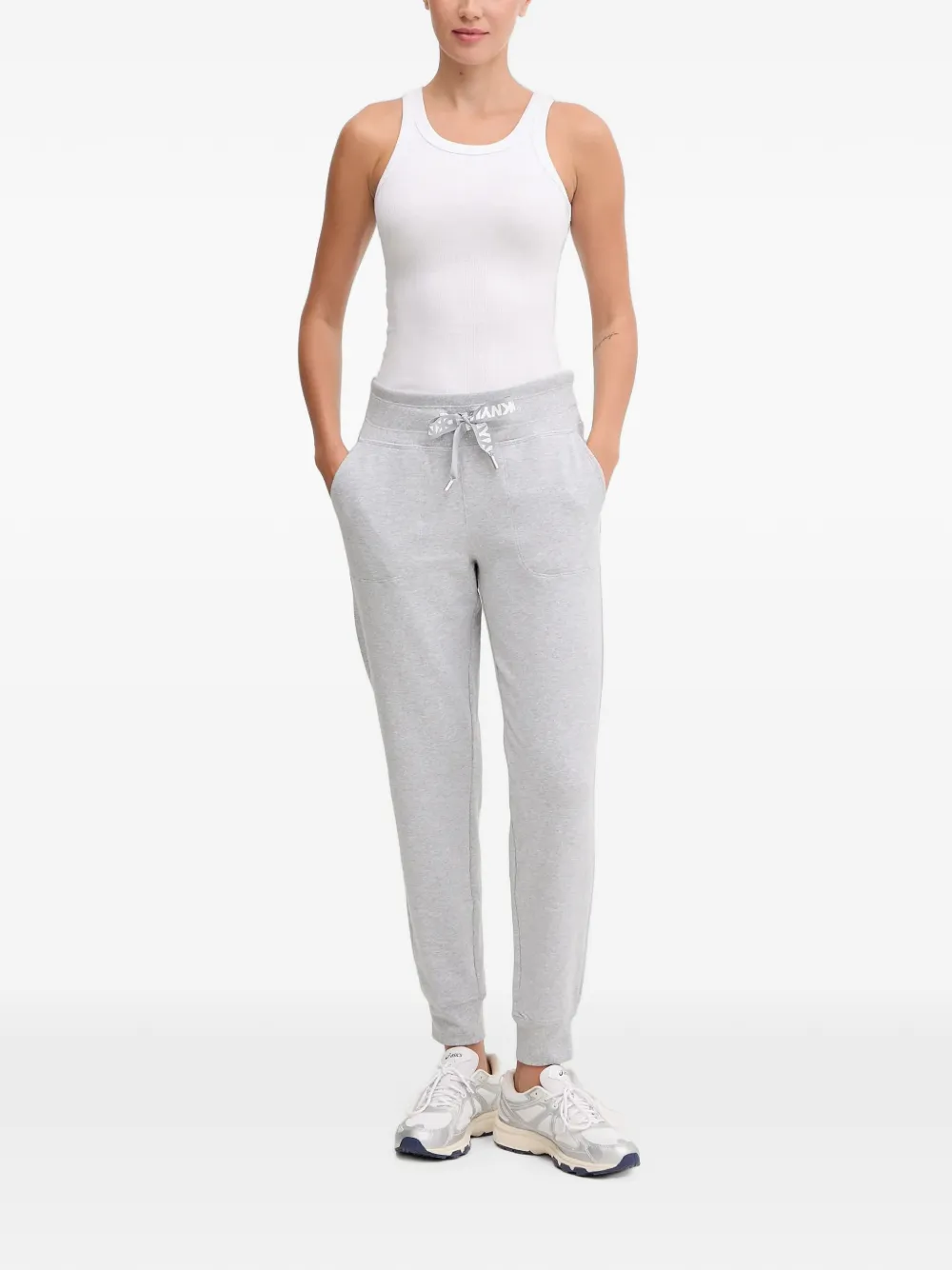 DKNY Trainingsbroek met elastische tailleband Grijs