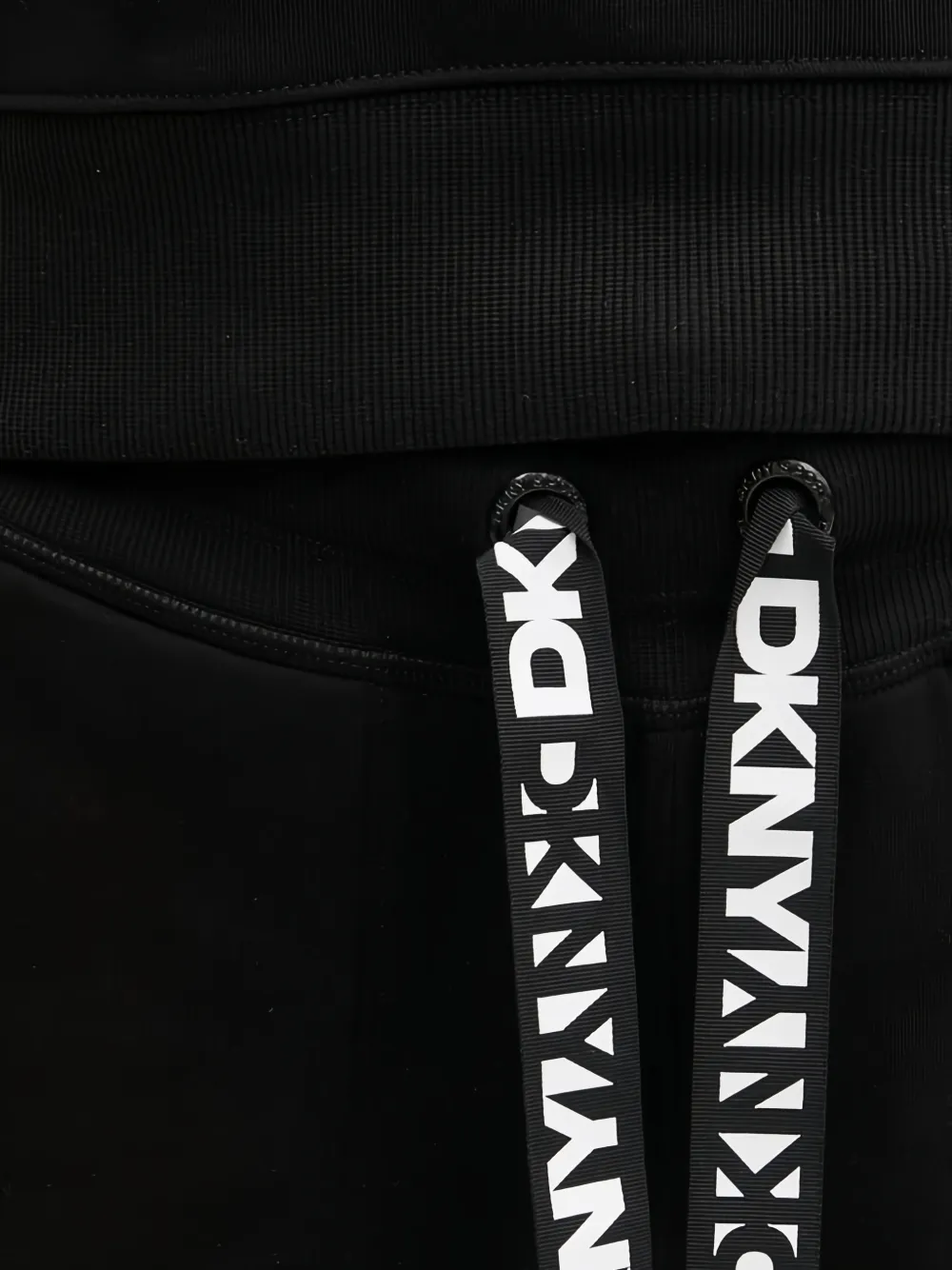 DKNY Broek met trekkoord Zwart