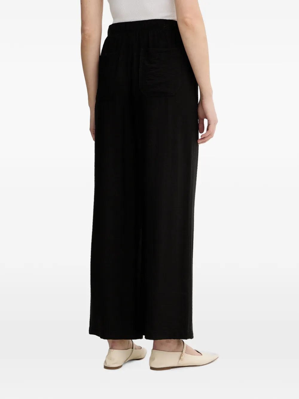 DKNY Broek met trekkoord Zwart