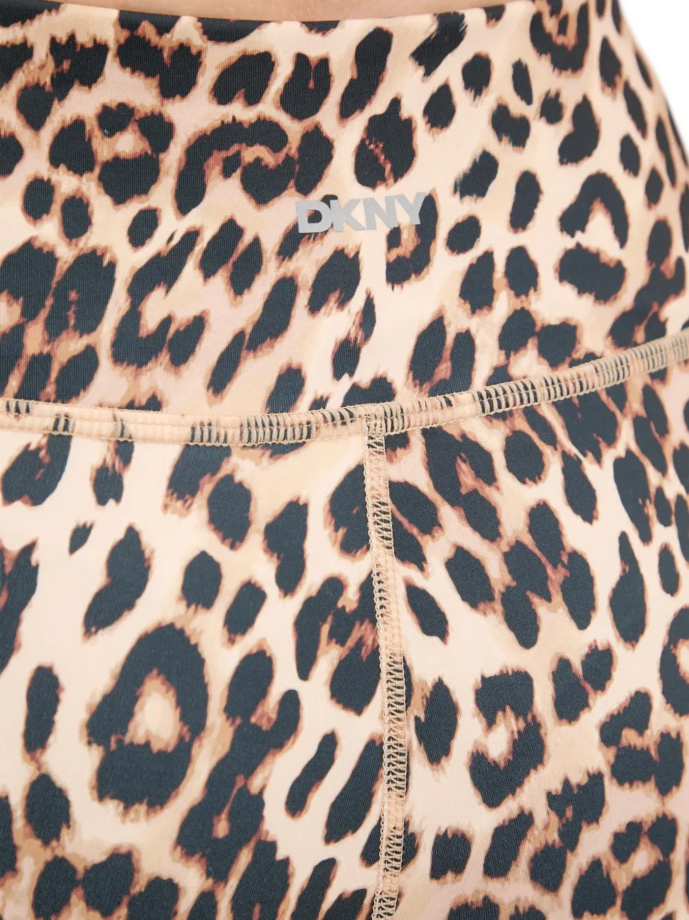 DKNY Legging met luipaardprint Beige