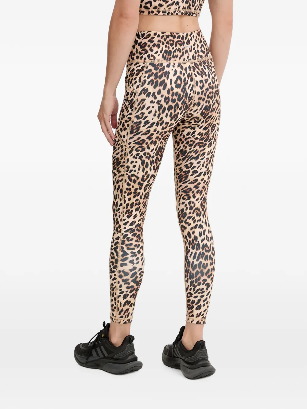 DKNY Legging met luipaardprint Beige