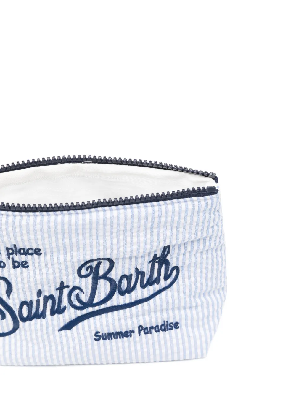  Mc2 Saint Barth Embroidered Pouch - Blue 