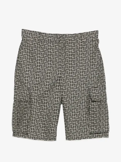 Balmain Monogram cargo shorts