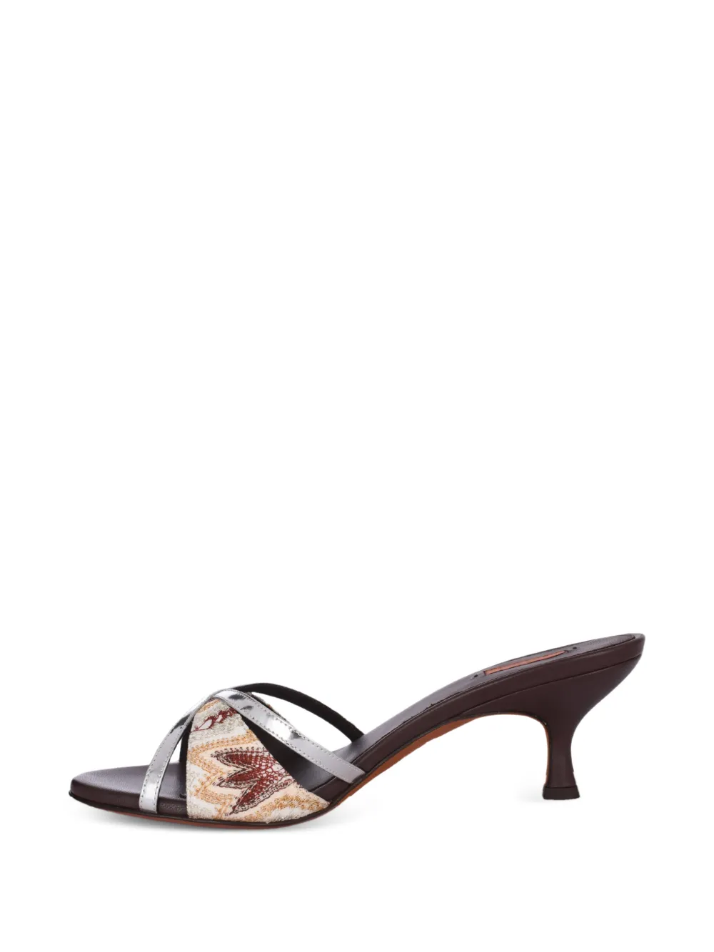 Missoni Kate sandalen met bandjes en raschel-reliëf Beige