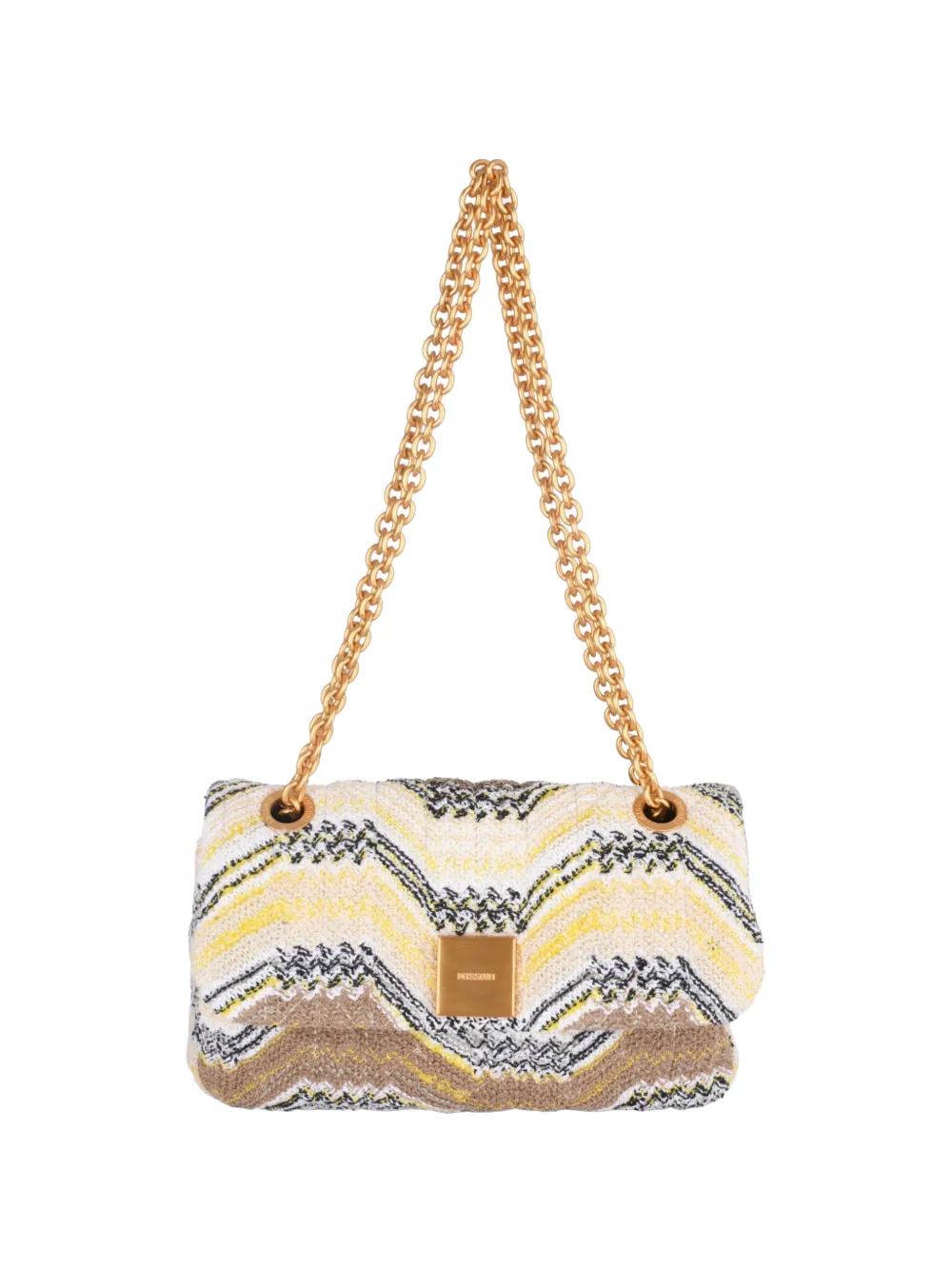 Missoni Caperdoni zig-zag sequin-embellished clutch bag - Toni neutri