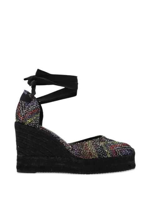 Missoni alpargatas con detalles de lentejuelas
