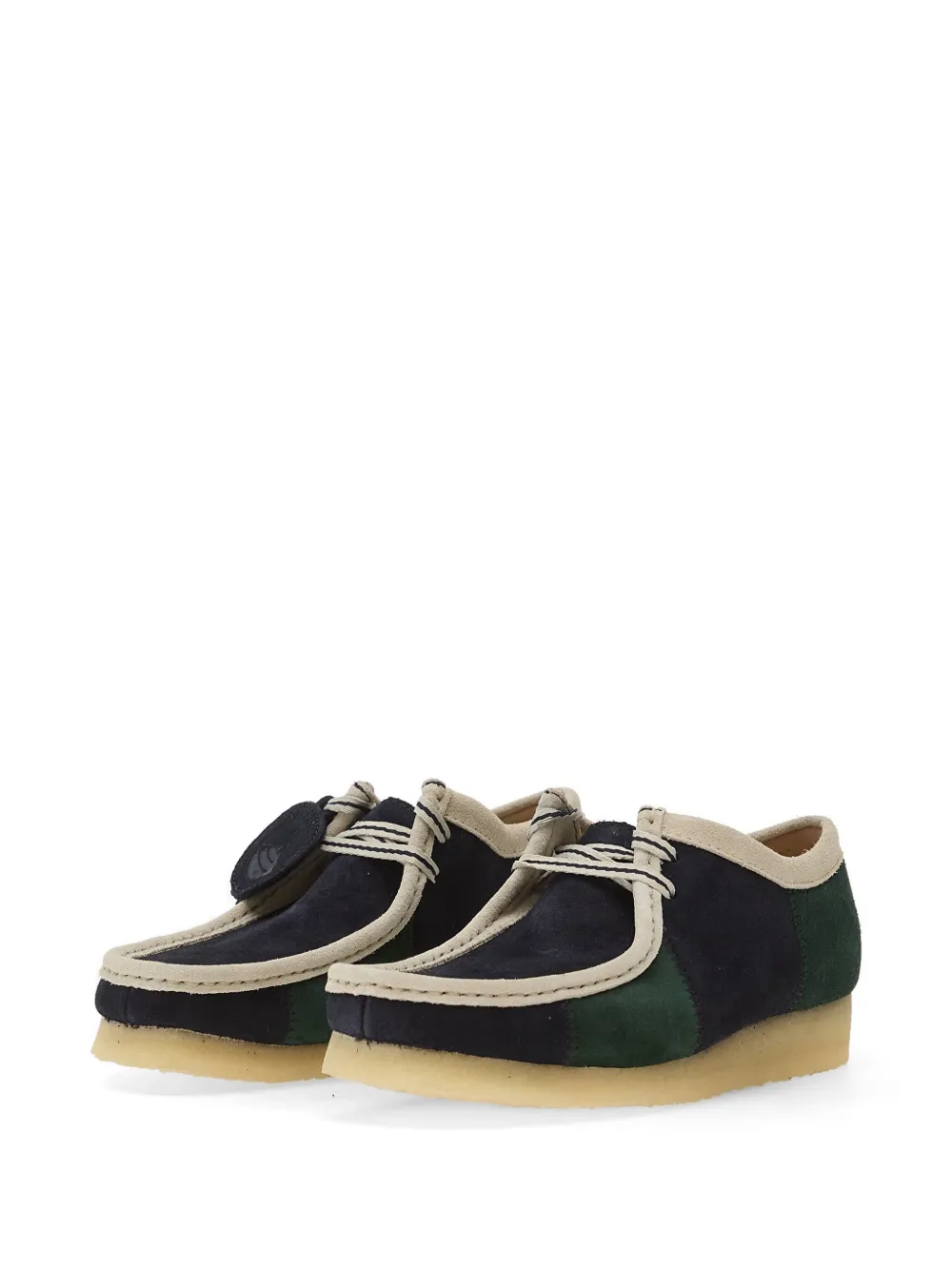 Clarks Originals Wallabee bootschoenen met vlakken Blauw