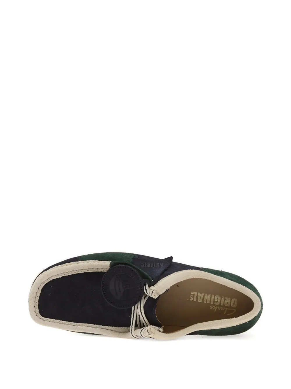 Clarks Originals Wallabee bootschoenen met vlakken Blauw