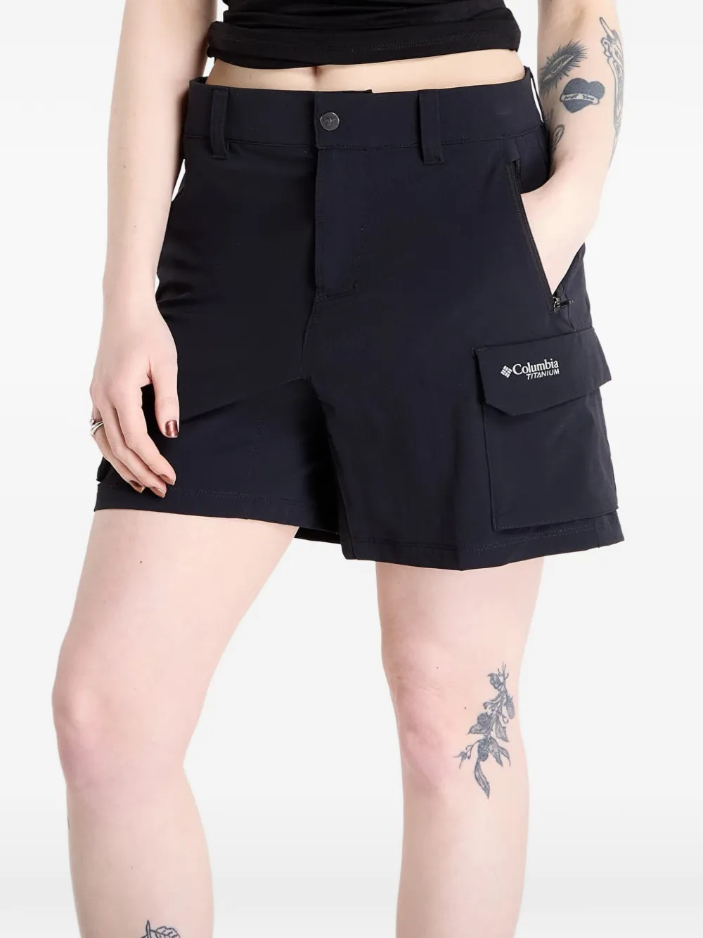  Columbia Cargo Shorts - Black 
