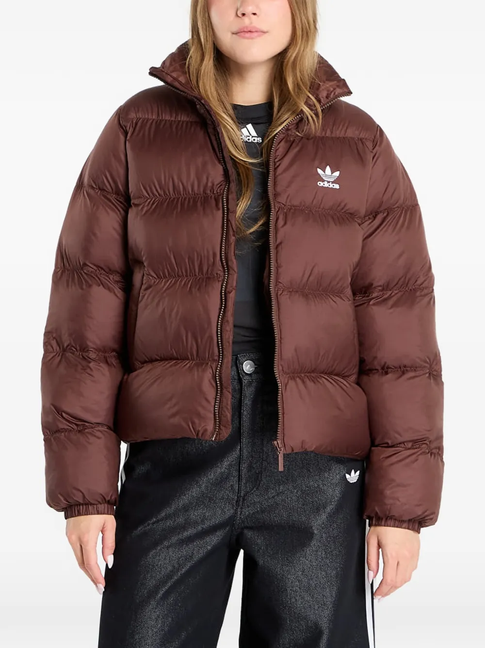 adidas Adicolor puffer jacket - Marrone