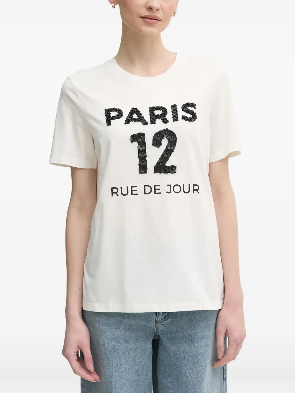 Marc Aurel embellishment T-shirt