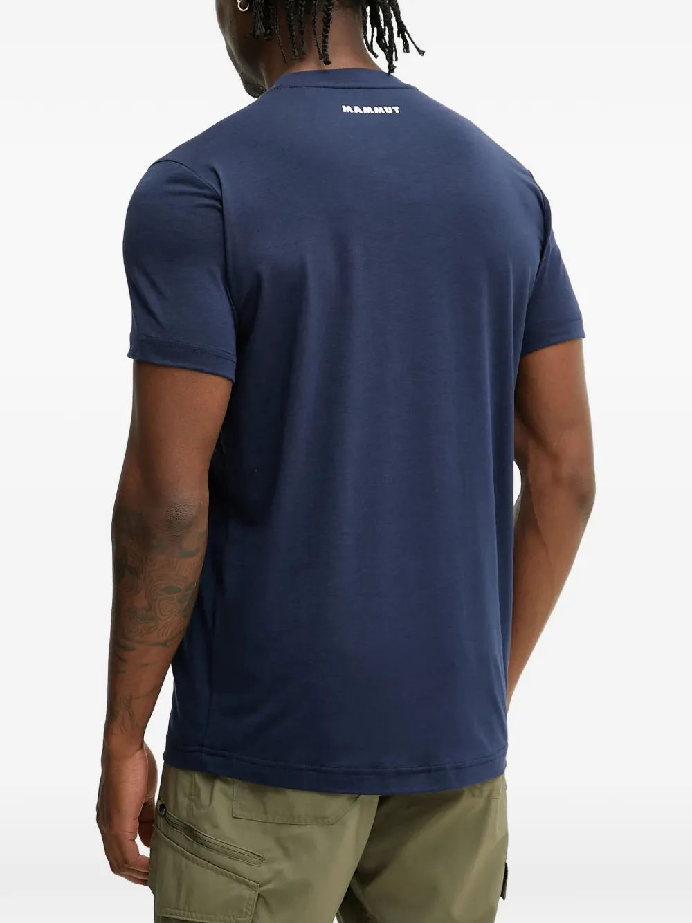 Mammut Trovat T-shirt met logoprint Blauw