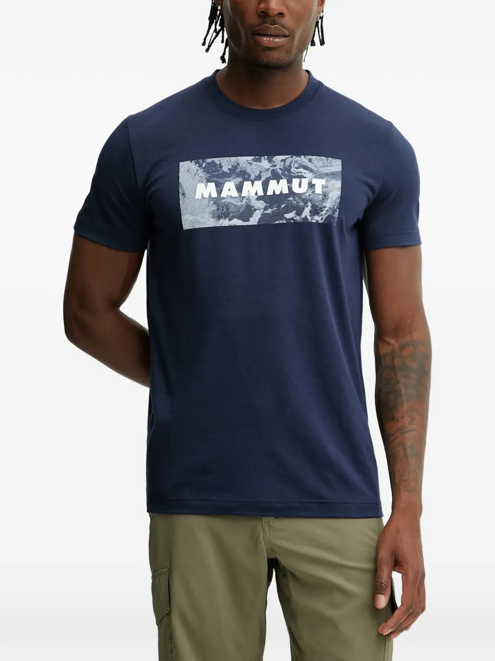 Mammut Trovat logo-print t-shirt - Blu