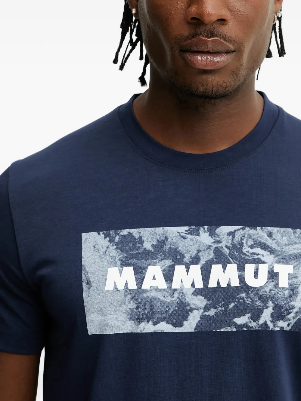 Mammut Trovat T-shirt met logoprint Blauw