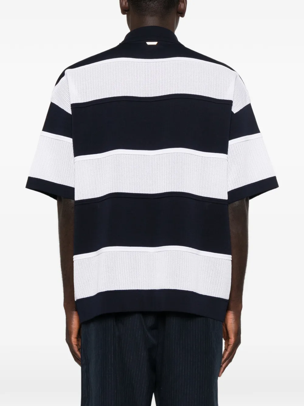 Juun.J Poloshirt met knopen Blauw