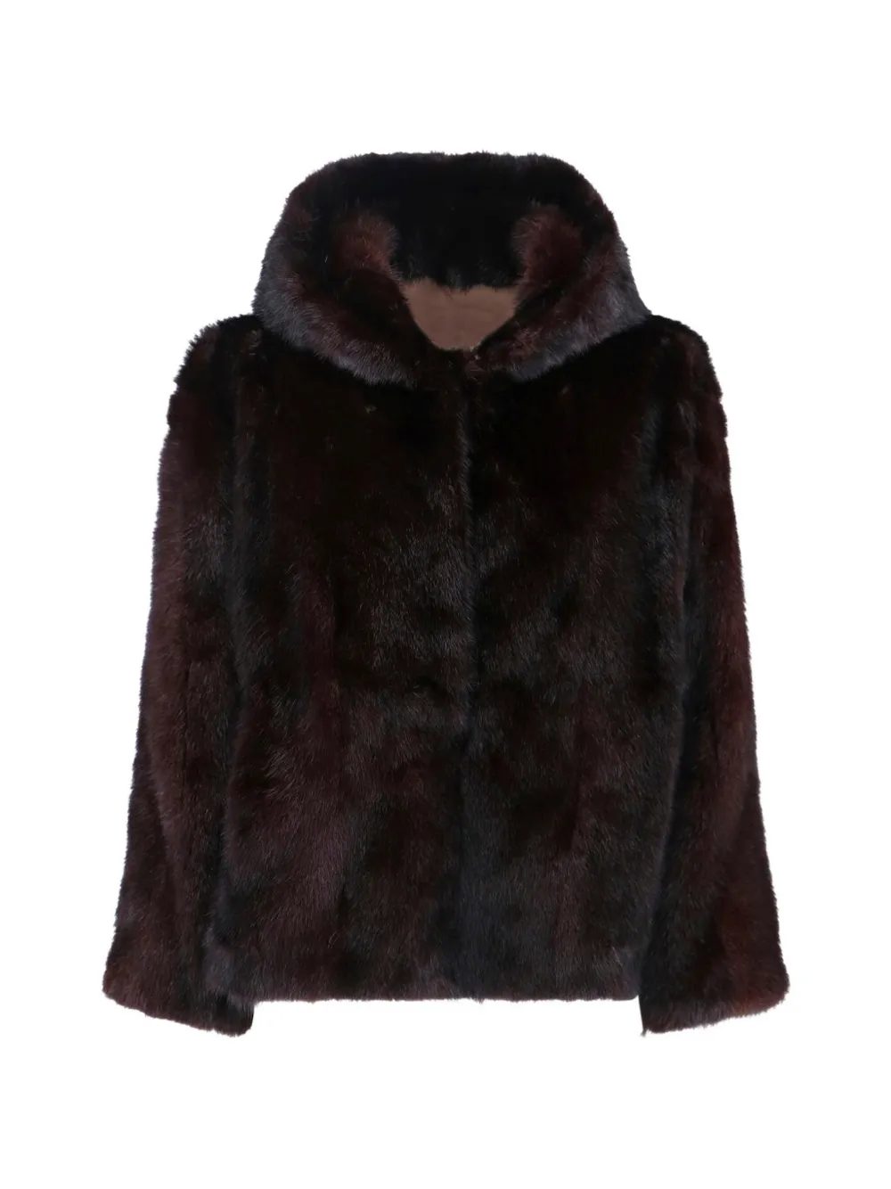 IACOPA faux fur jacket - Marrone