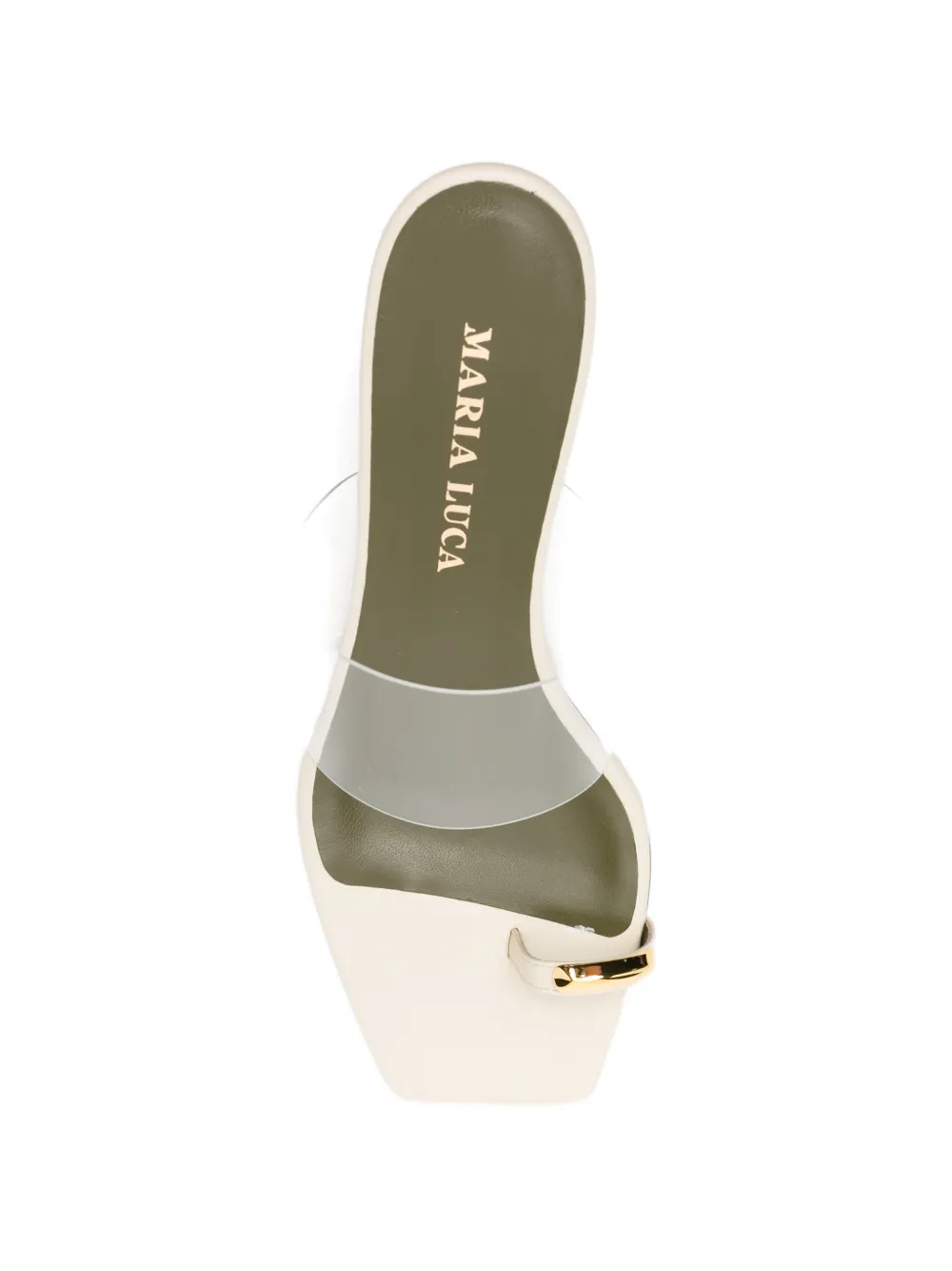 MARIA LUCA toe-ring sandals Wit
