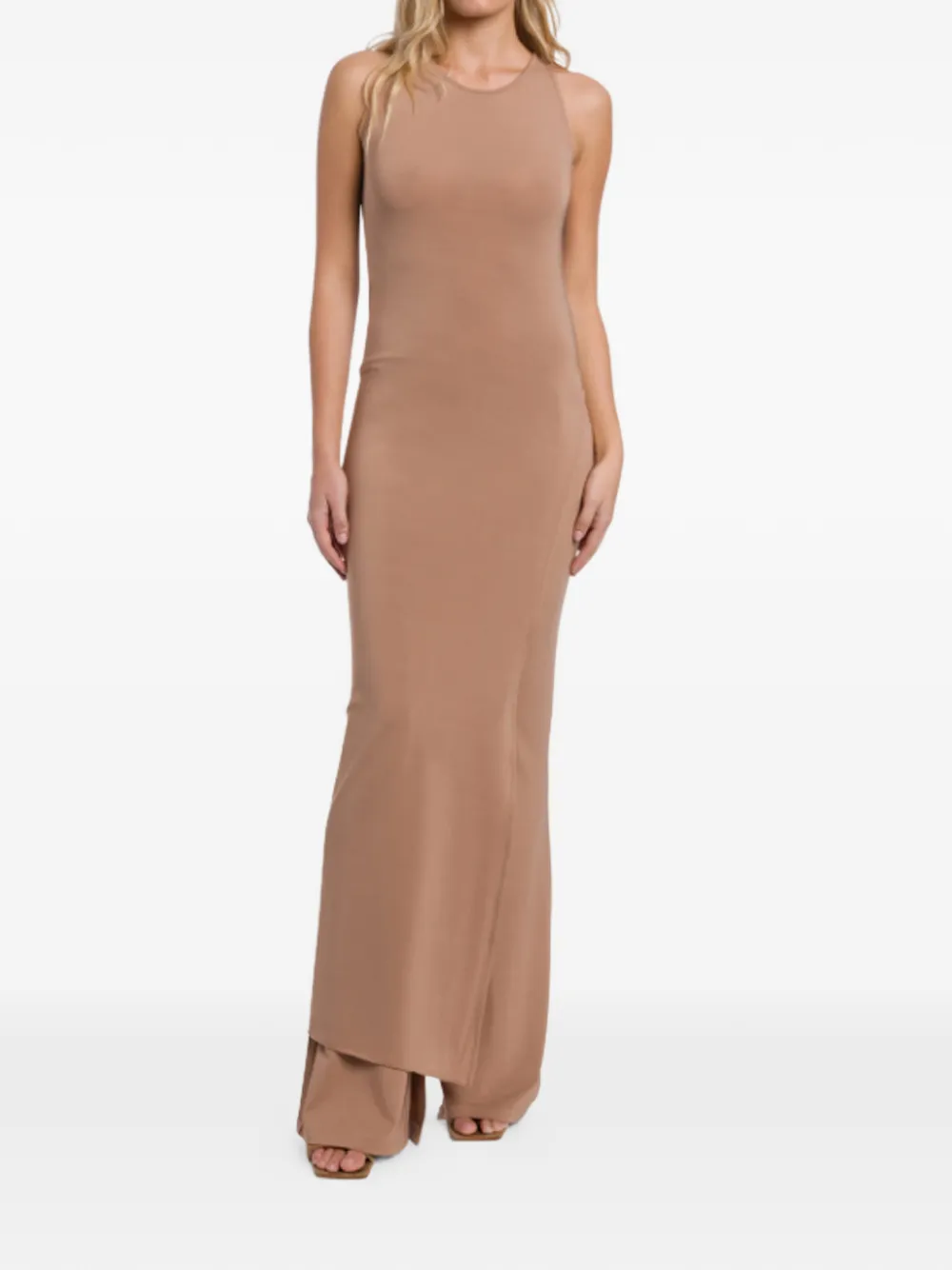  Dondup Side-slit Dress - Neutrals 