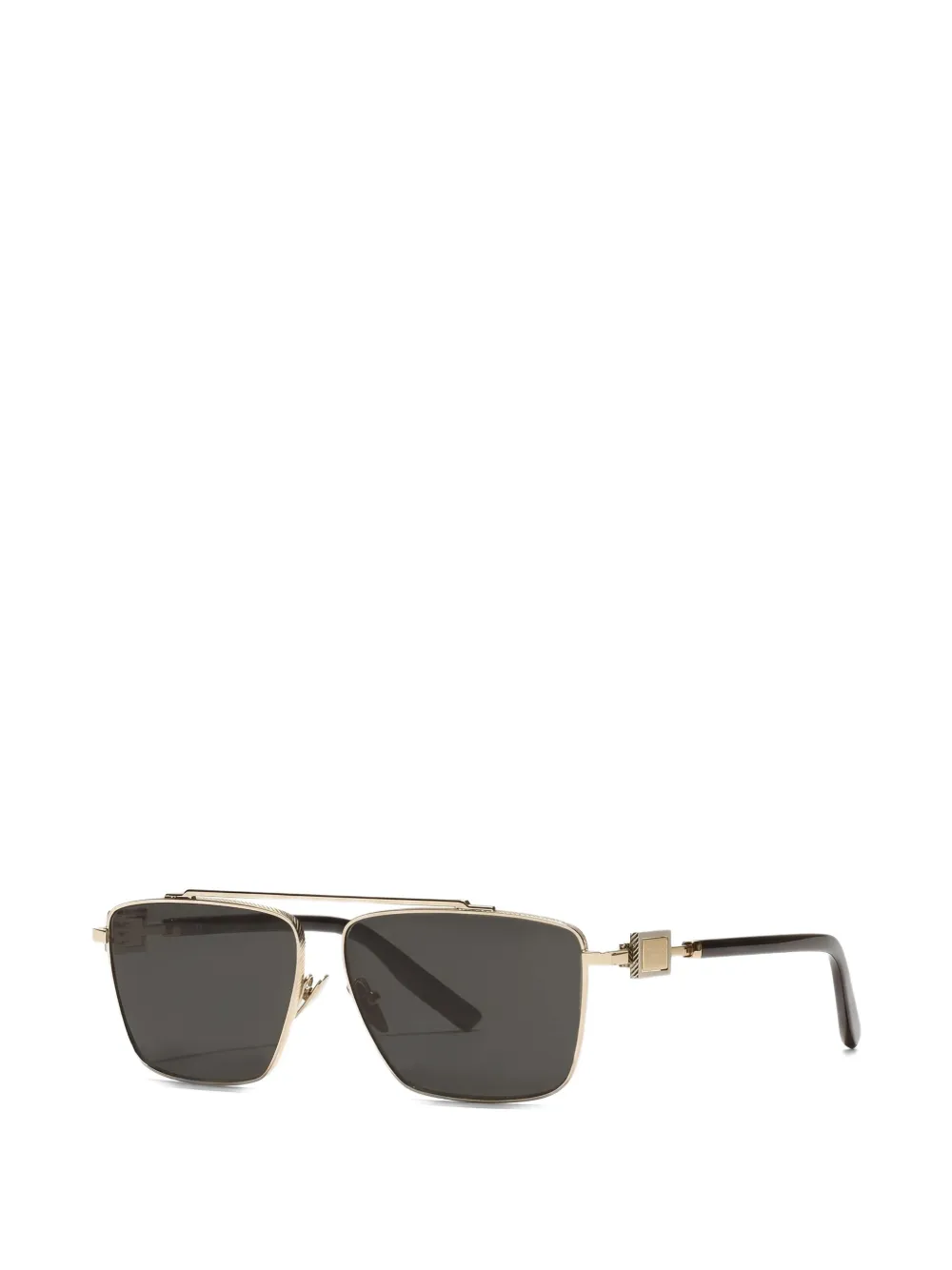 Dolce & Gabbana Eyewear Zonnebril met metalen plakkaat Goud