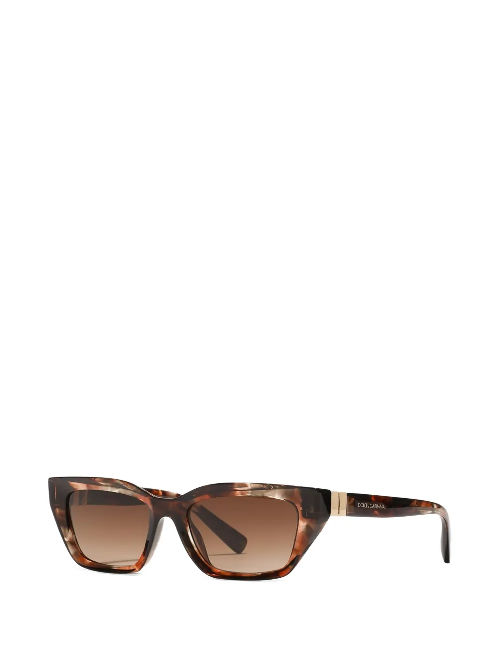 Dolce & Gabbana Eyewear DG Hinge zonnebril Bruin