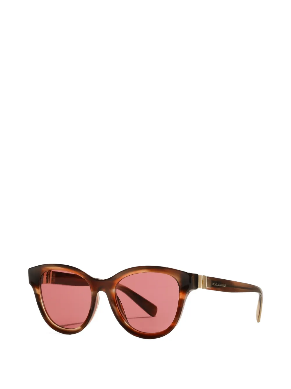 Dolce & Gabbana Eyewear DG Hinge zonnebril Bruin