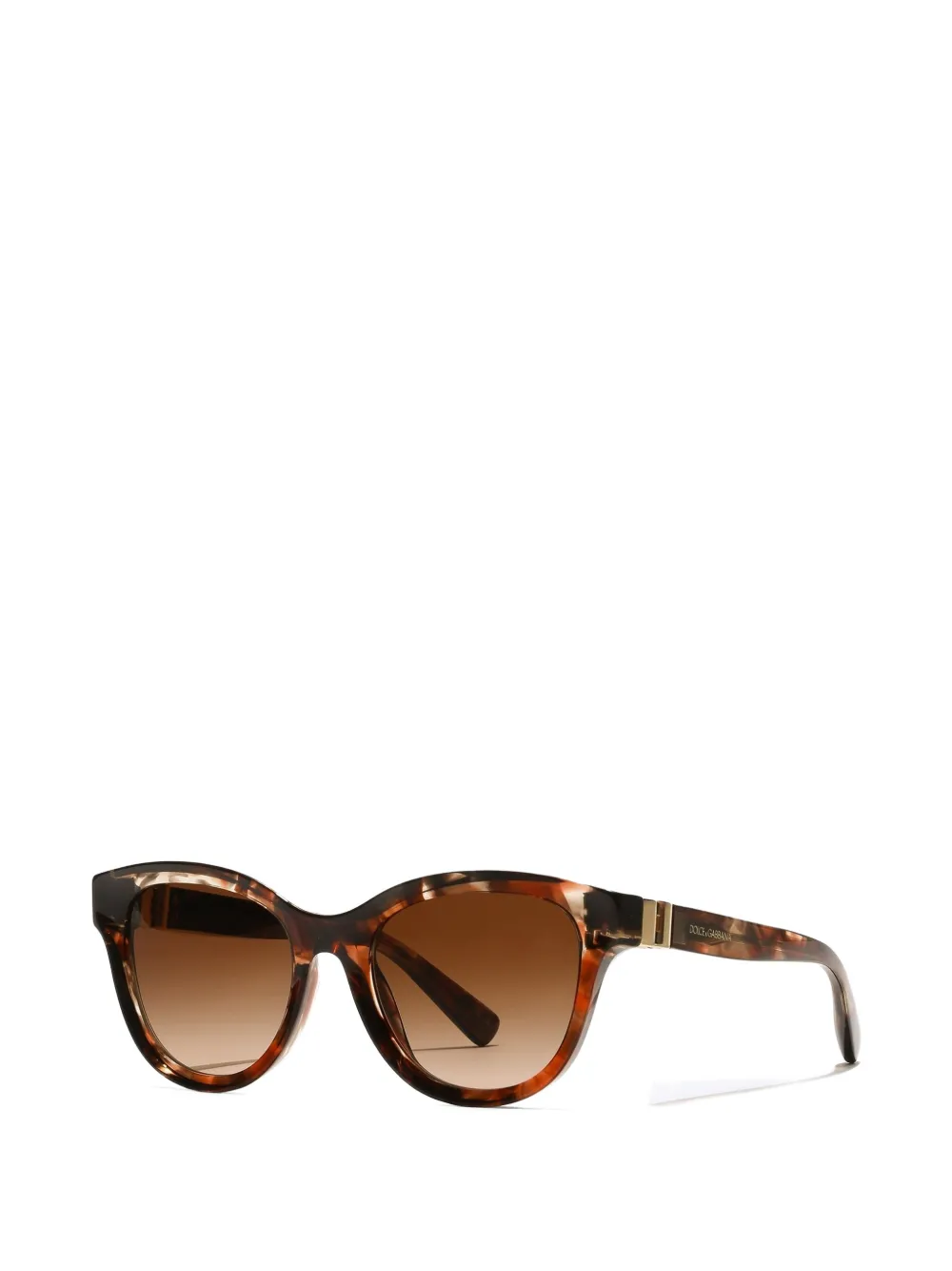 Dolce & Gabbana Eyewear DG Hinge zonnebril Bruin