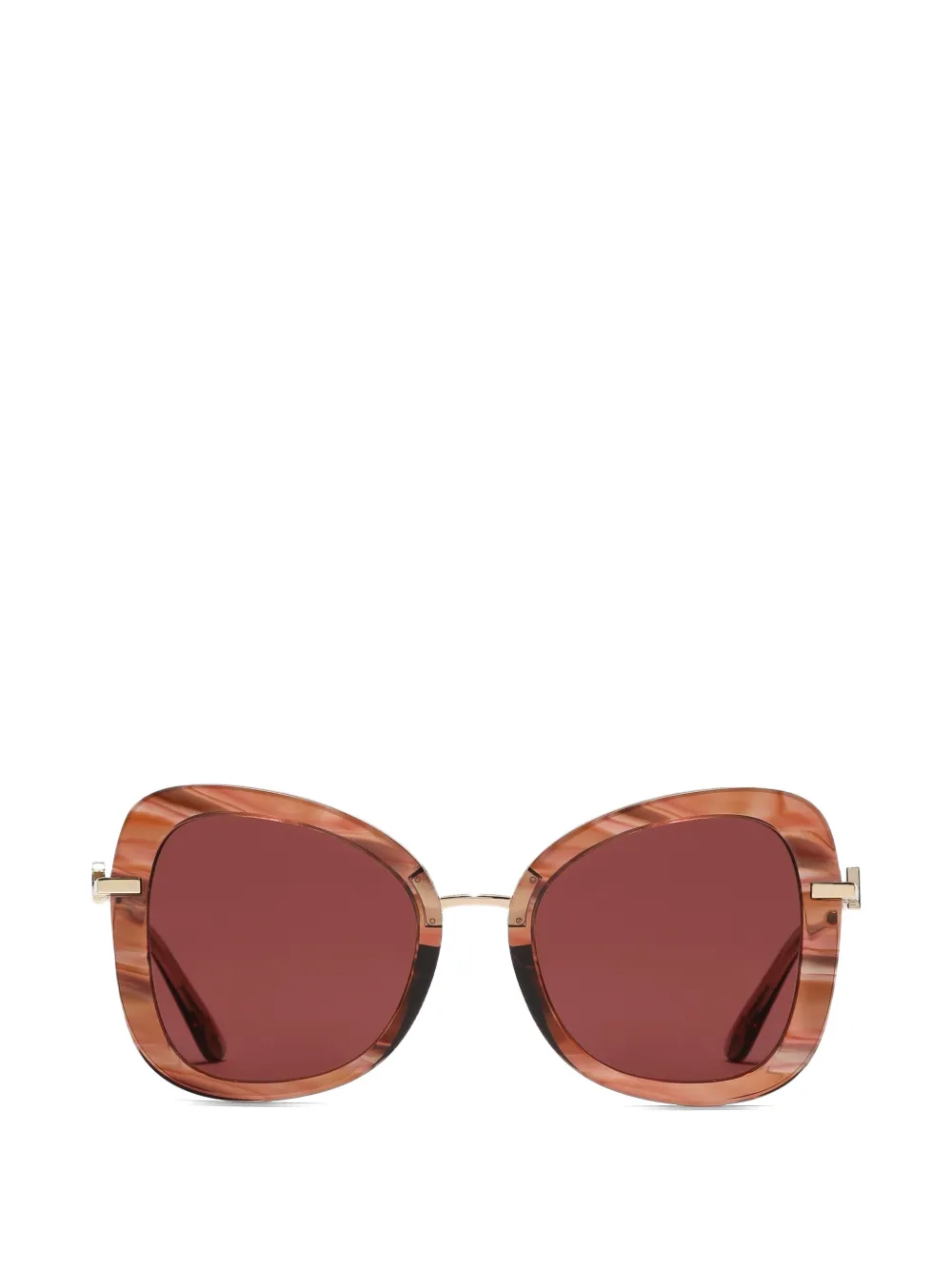 Dolce & Gabbana Eyewear oversized sunglasses - Marrone