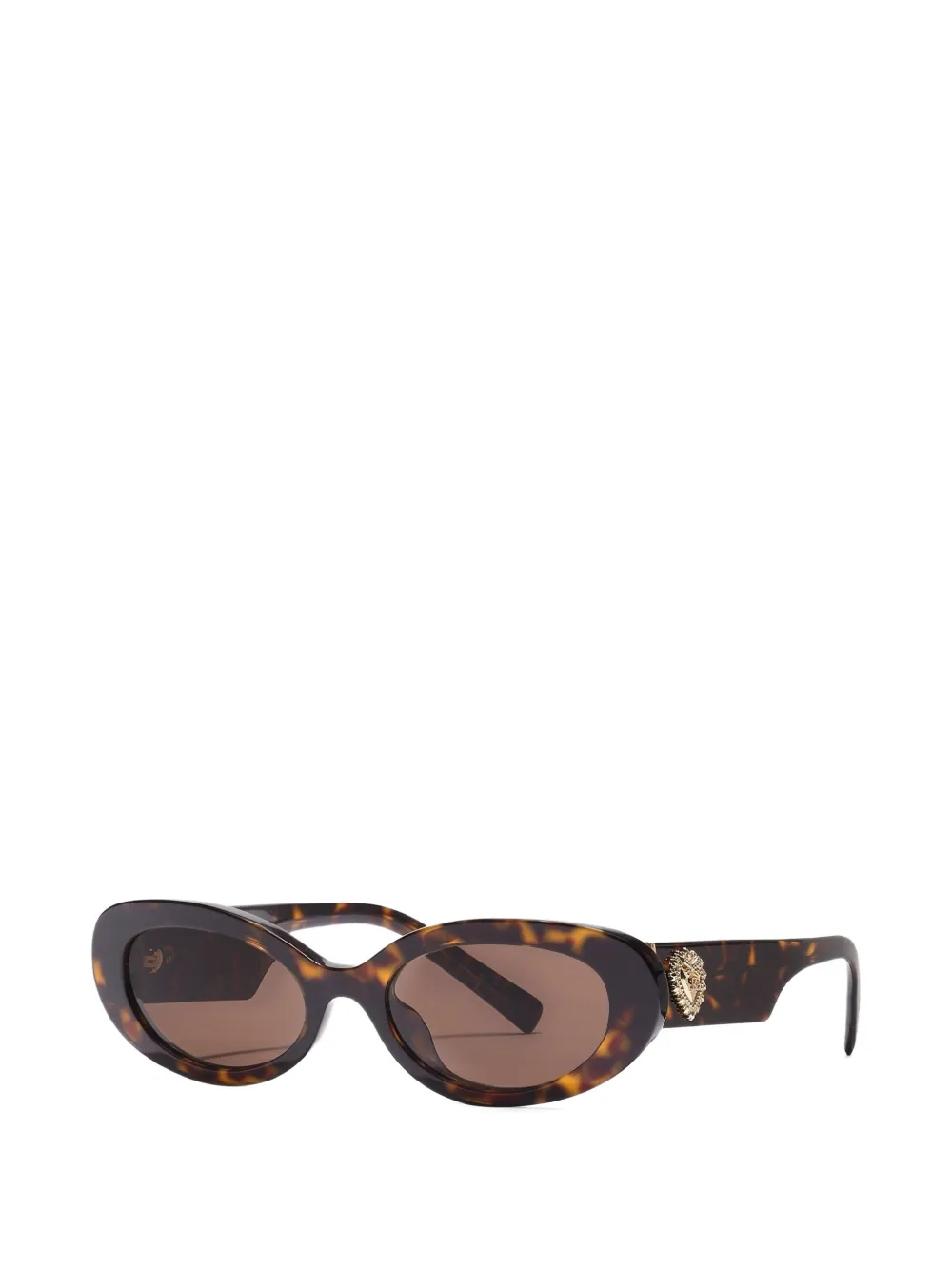 Dolce & Gabbana Eyewear Devotion zonnebril Bruin