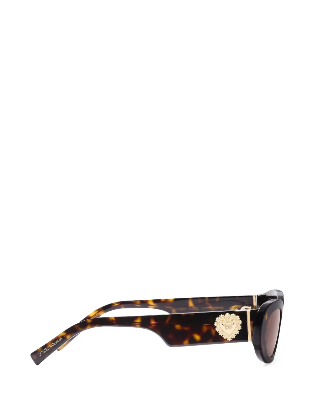 Dolce & Gabbana Eyewear Devotion zonnebril Bruin