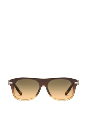 Versace Eyewear シールドフレーム オーバーサイズ サングラス