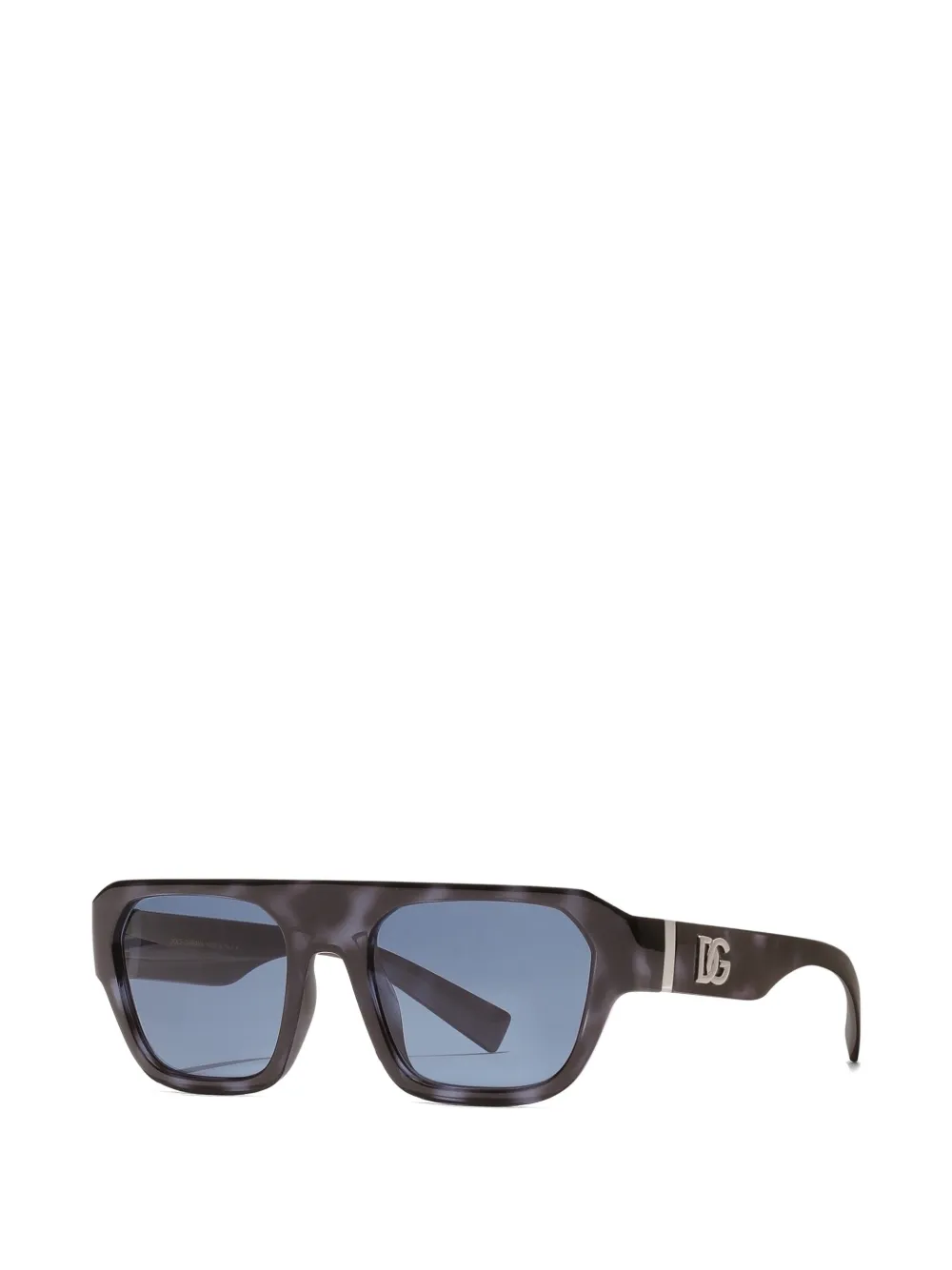 Dolce & Gabbana Eyewear DG Crossed zonnebril met logo Grijs