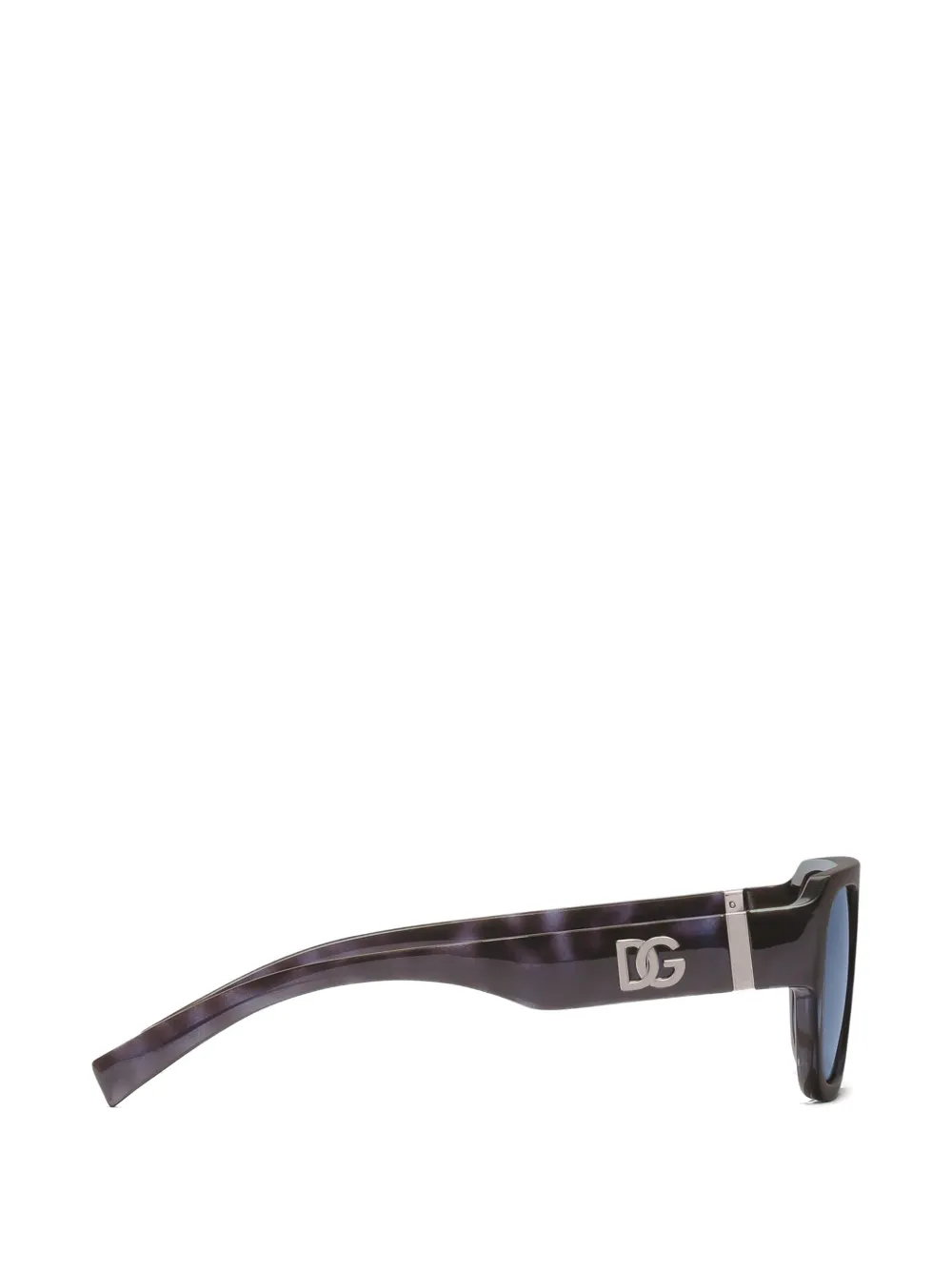 Dolce & Gabbana Eyewear DG Crossed zonnebril met logo Grijs