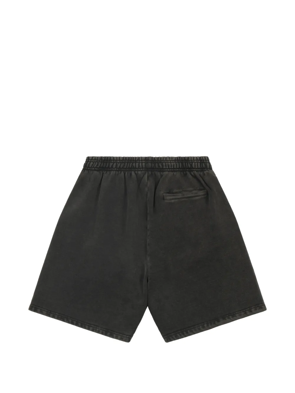  Entire Studios Washed Elasticated-waistband Shorts - Grey 