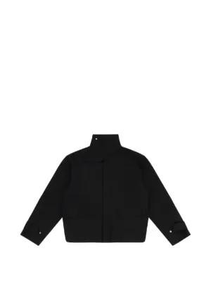 Rick Owens ジップアップ クロップドジャケット | ブラック | FARFETCH JP