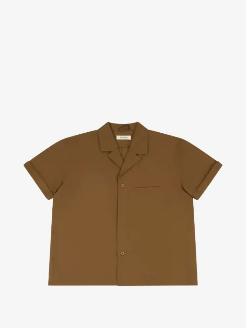 ENTIRE STUDIOS Strand welt-pocket revere-collar shirt
